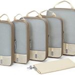 BAGSMART 6 Set/4 Set/2 Set Compression Packing Cubes for Travel, Lightweight Vacation Travel Essentials, Travel Accessories for Suitcase Organizer Bags Set, Durable Luggage Organizer Travel Bags